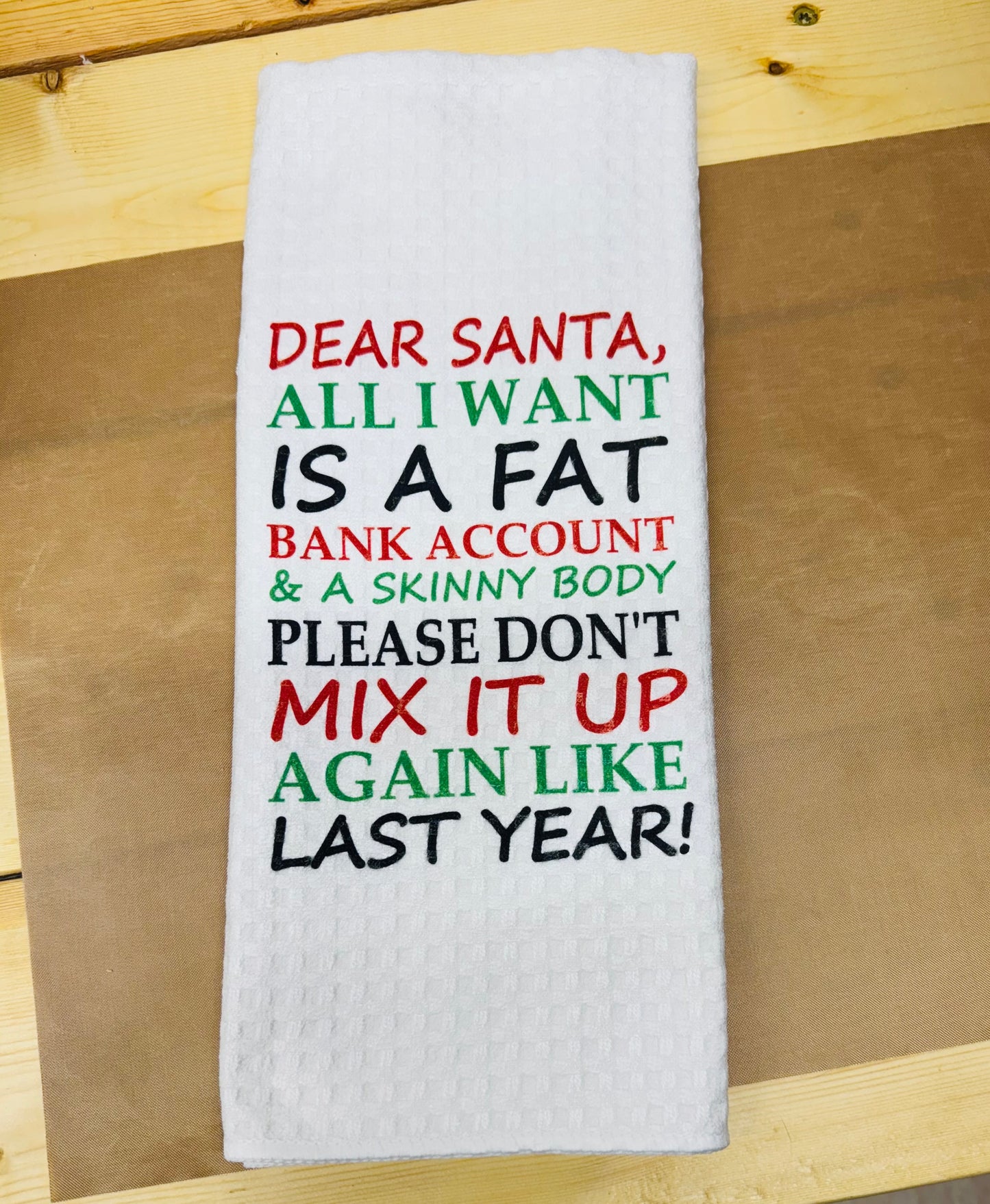 Dear Santa, all I want is a fat bank account