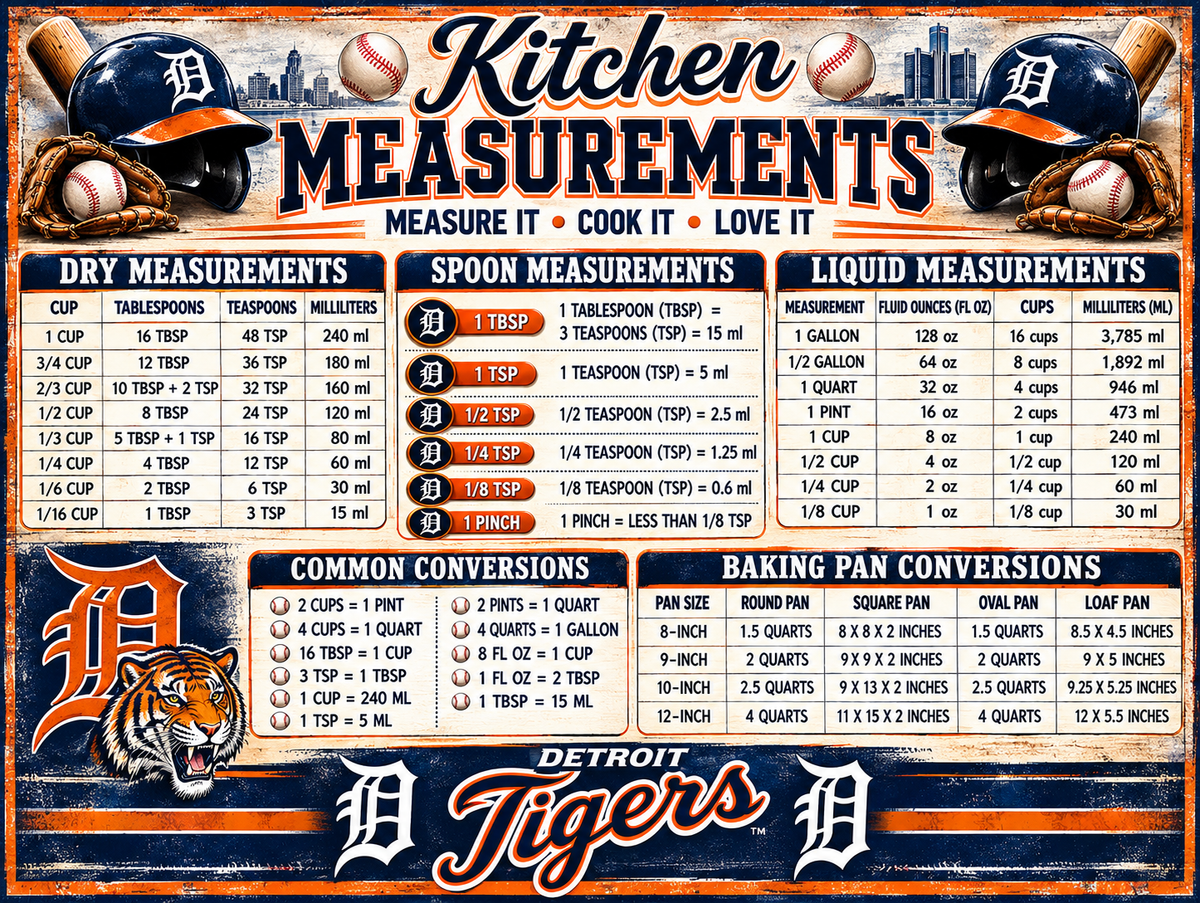 Detroit Tigers Cutting Board