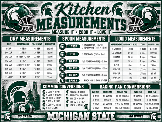 Michigan State cutting Board