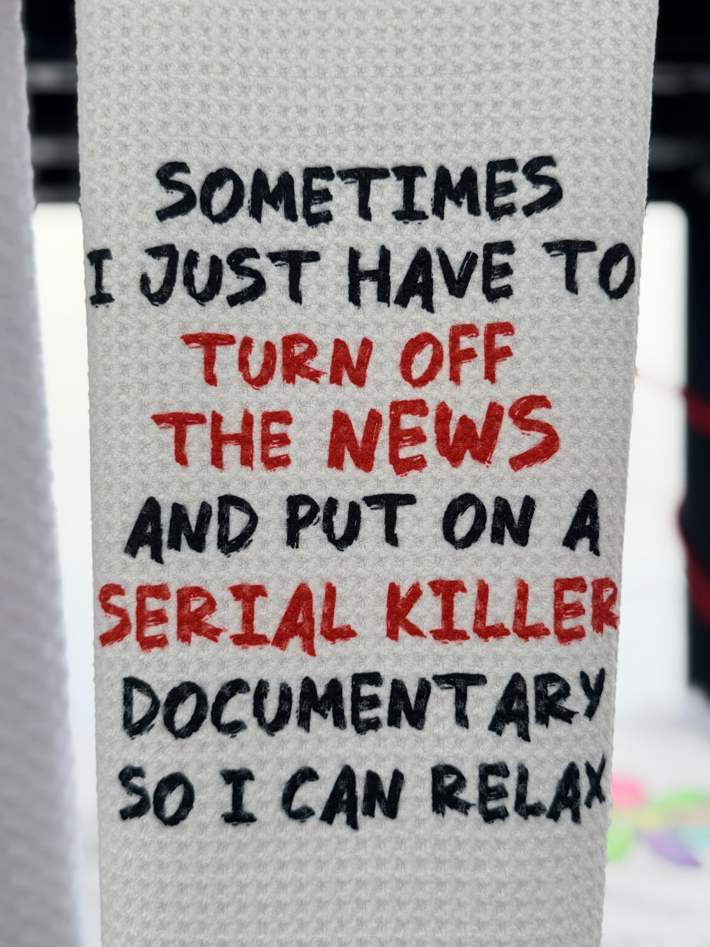 Sometimes I just have to turn off the news ￼