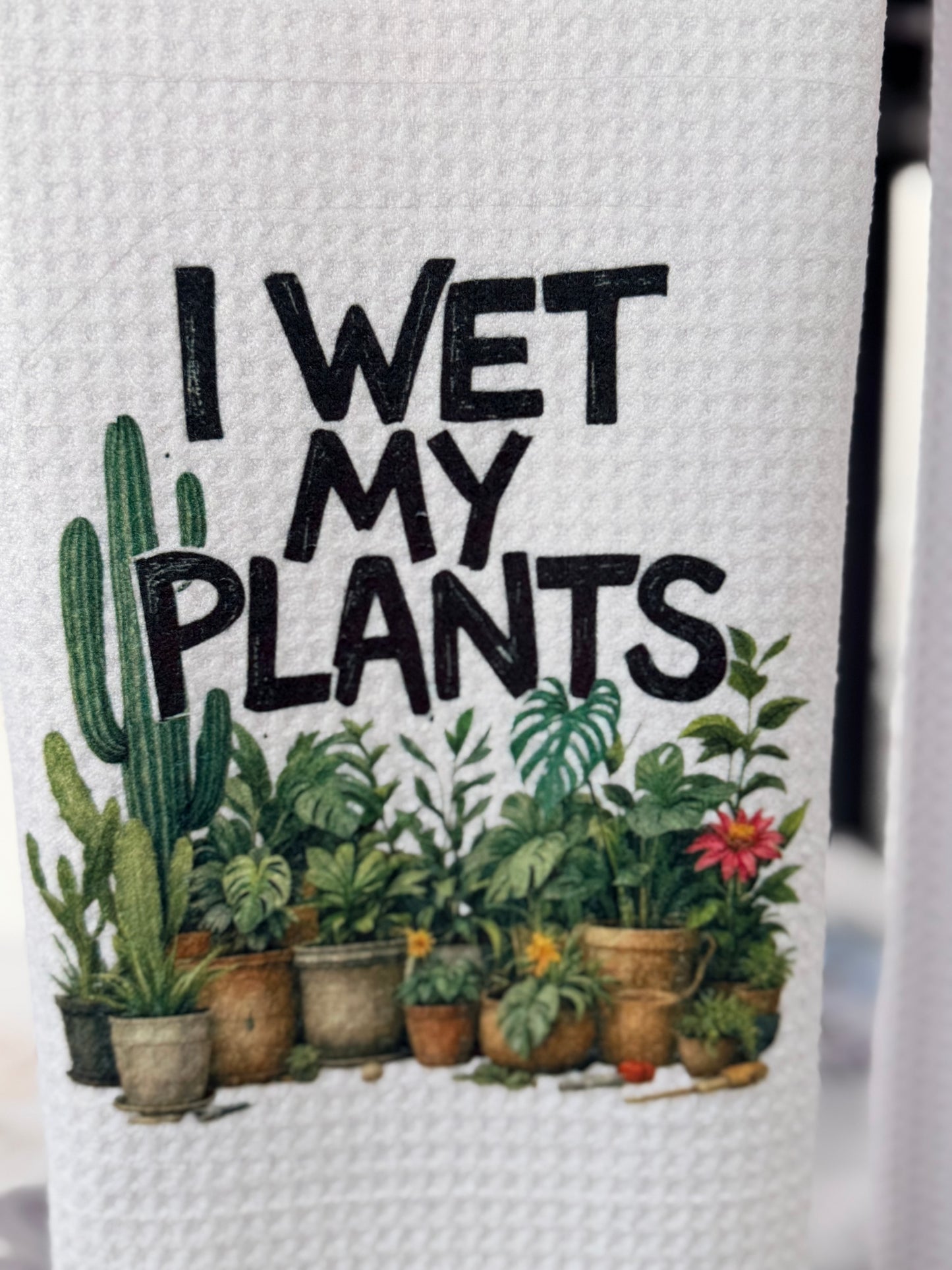 I wet my plants