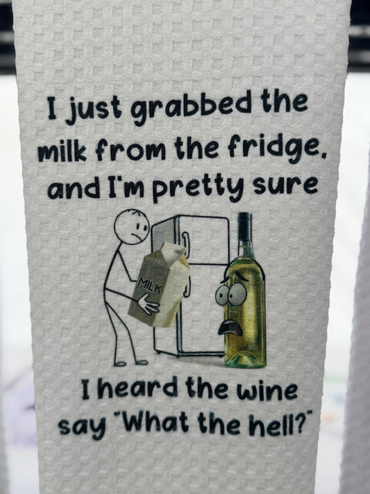 I just grabbed the milk