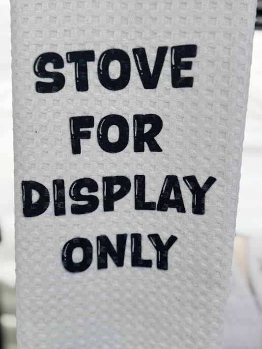 Stove for display only