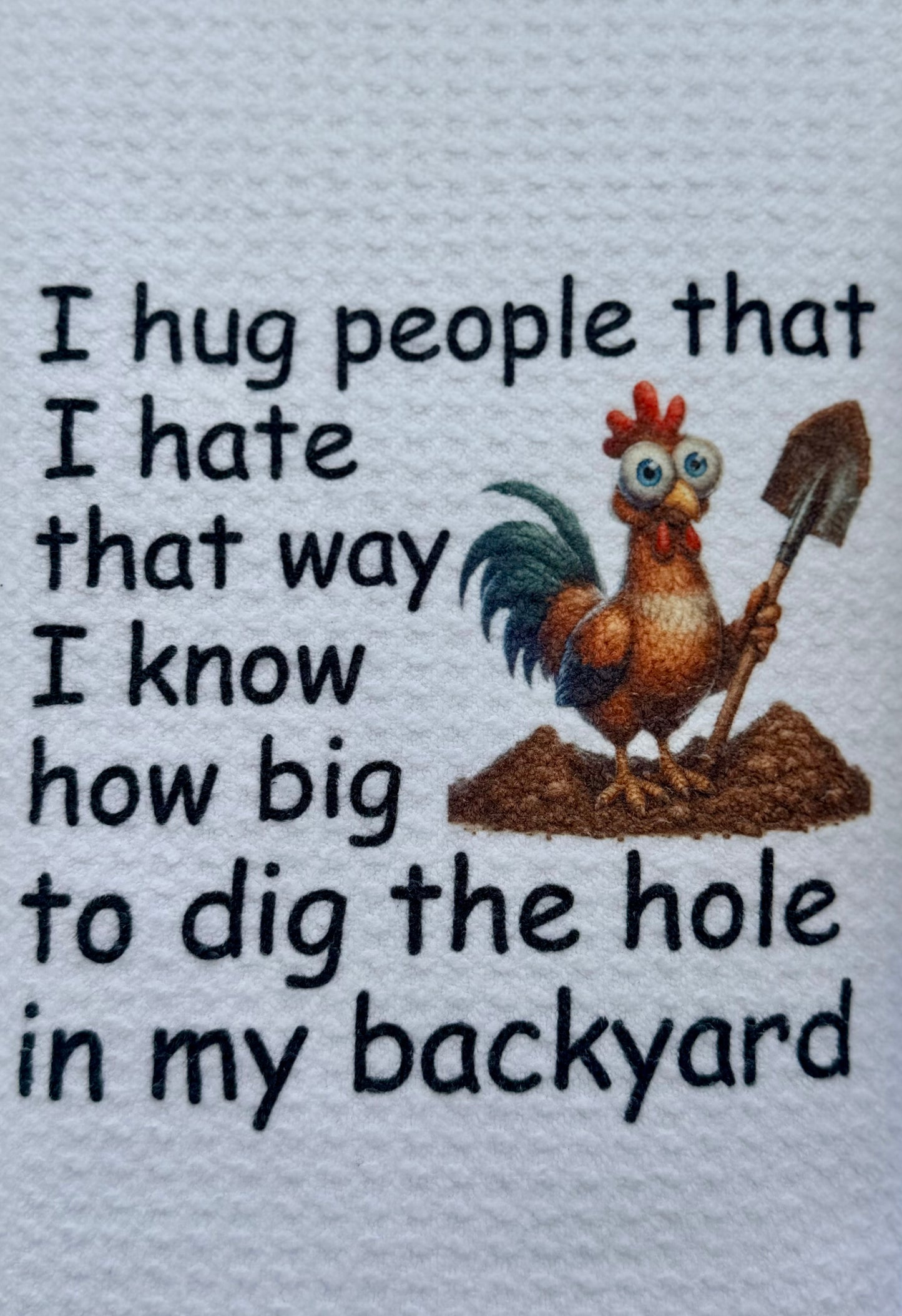 I hug people I hate