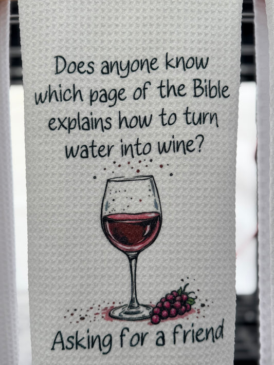 Does anyone know which page of the Bible