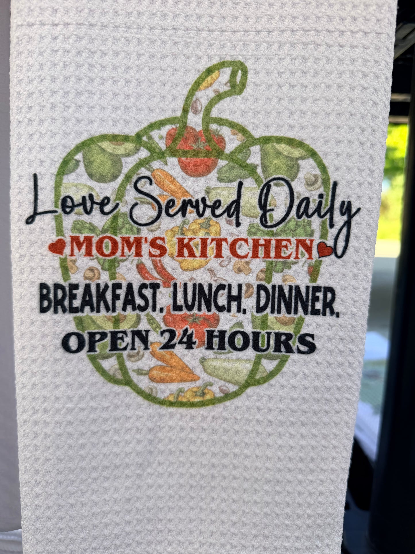 Loved served daily, Mom’s kitchen