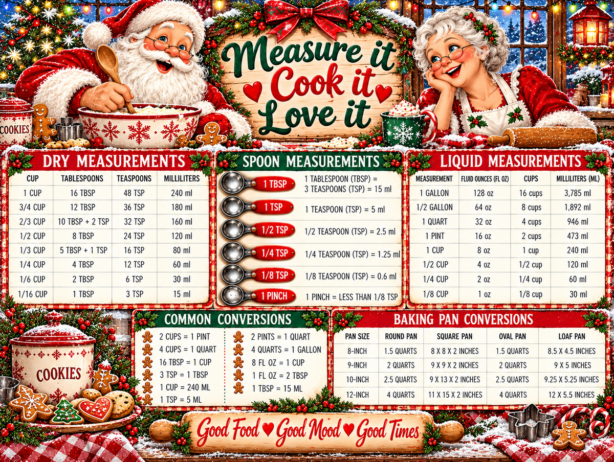 Santa & Mrs. Claus Cutting Board