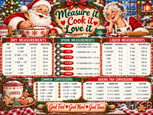 Santa & Mrs. Claus Cutting Board